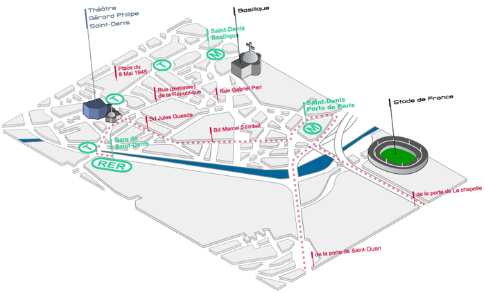 plan d'acc&egrave;s